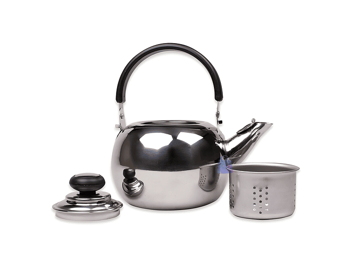 Tetera De Acero Inoxidable 800ml Color Acero - PS 1