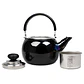 Tetera De Acero Inoxidable 800ml Color Negro - PS - Miniatura 1