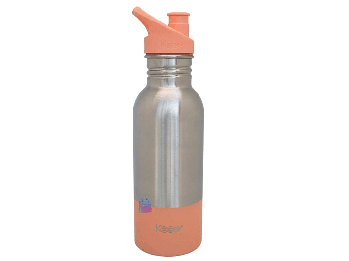 Botella Metálica Keep 600ml Acero Inoxidable Colores - PS 7