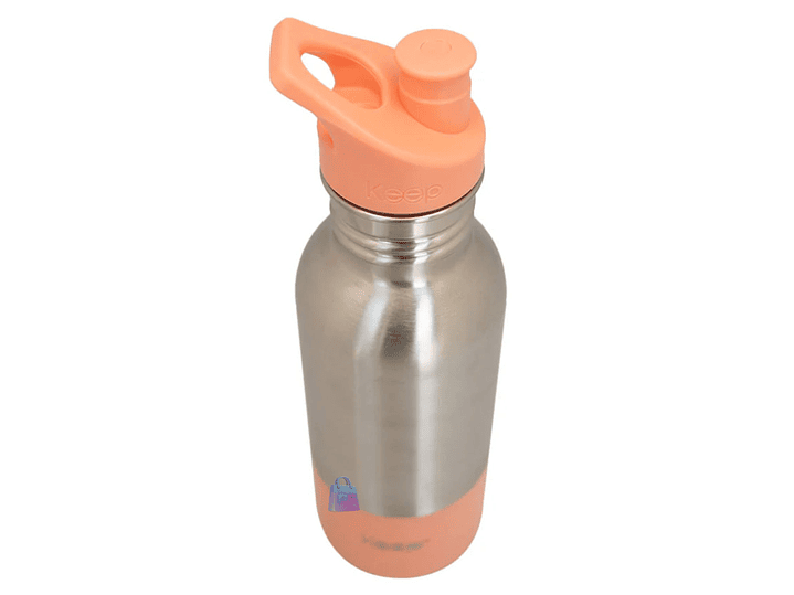 Botella Metálica Keep 600ml Acero Inoxidable Colores - PS 8