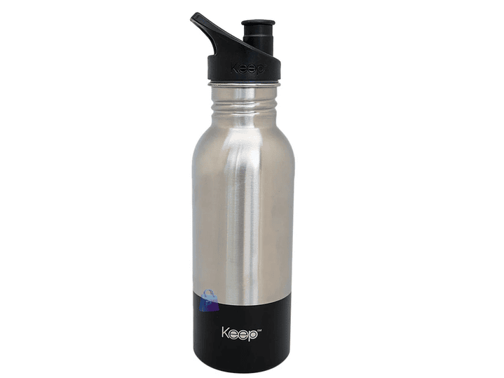 Botella Metálica Keep 600ml Acero Inoxidable Colores - PS 1