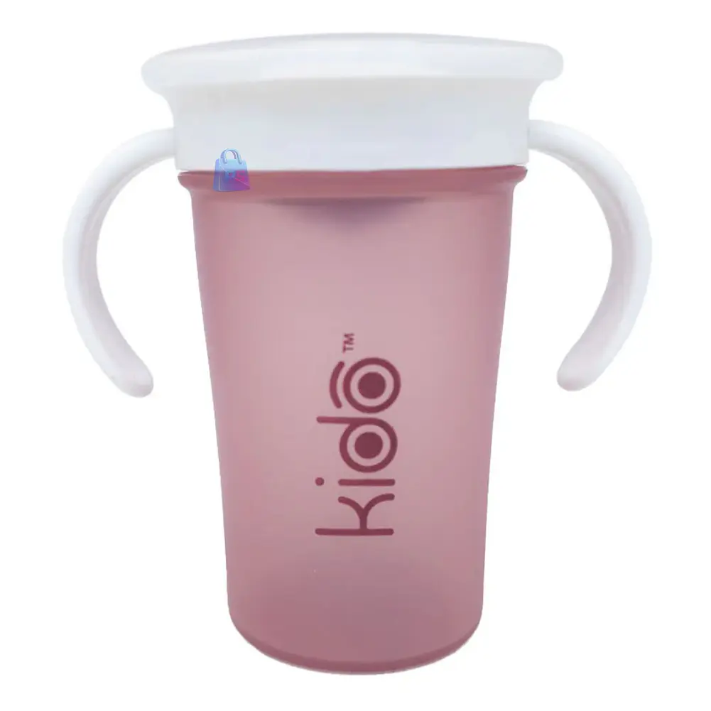 Vaso 360 Antiderrame Kido 280ml con Asas Bebé Colores - PS 1