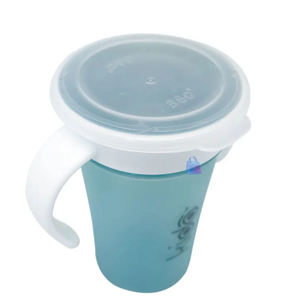 Vaso 360 Antiderrame Kido 280ml con Asas Bebé Colores - PS 12