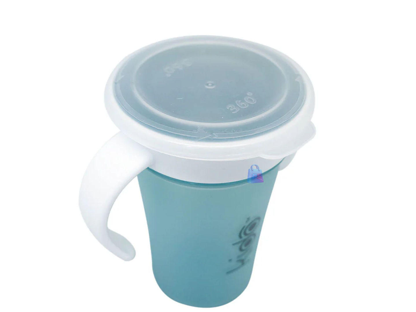 Vaso 360 Antiderrame Kido 280ml con Asas Bebé Colores - PS 12
