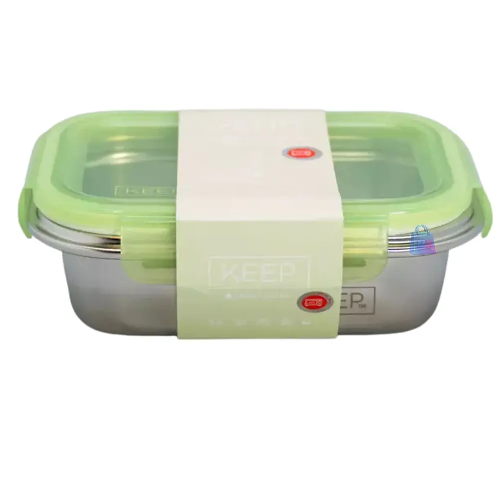 Hermético Keep 650ml Acero + Cubiertos On The Go - PS 9