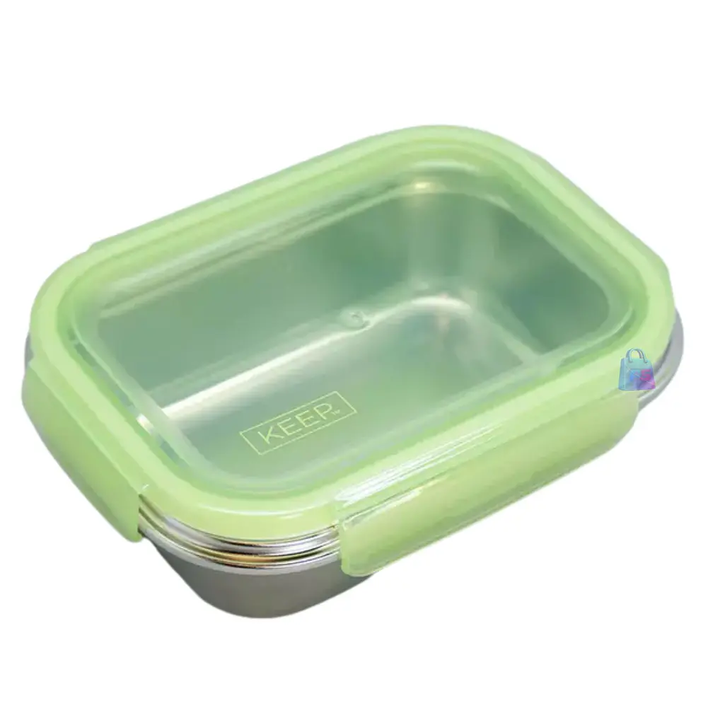Hermético Keep 650ml Acero + Cubiertos On The Go - PS 10