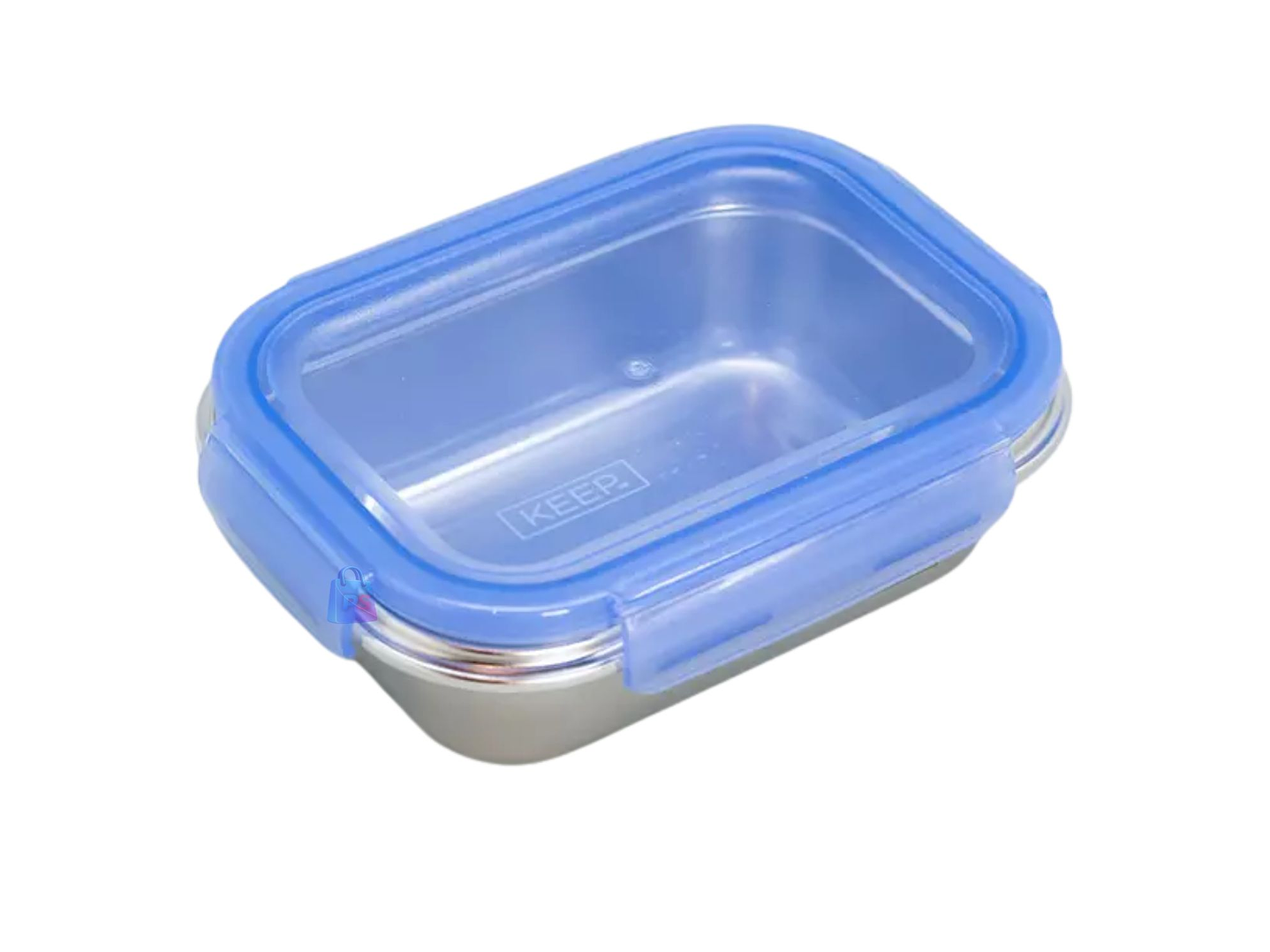 Hermético Keep 650ml Acero + Cubiertos On The Go - PS 4