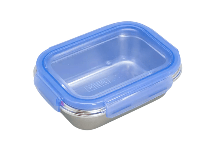 Hermético Keep 650ml Acero + Cubiertos On The Go - PS 4