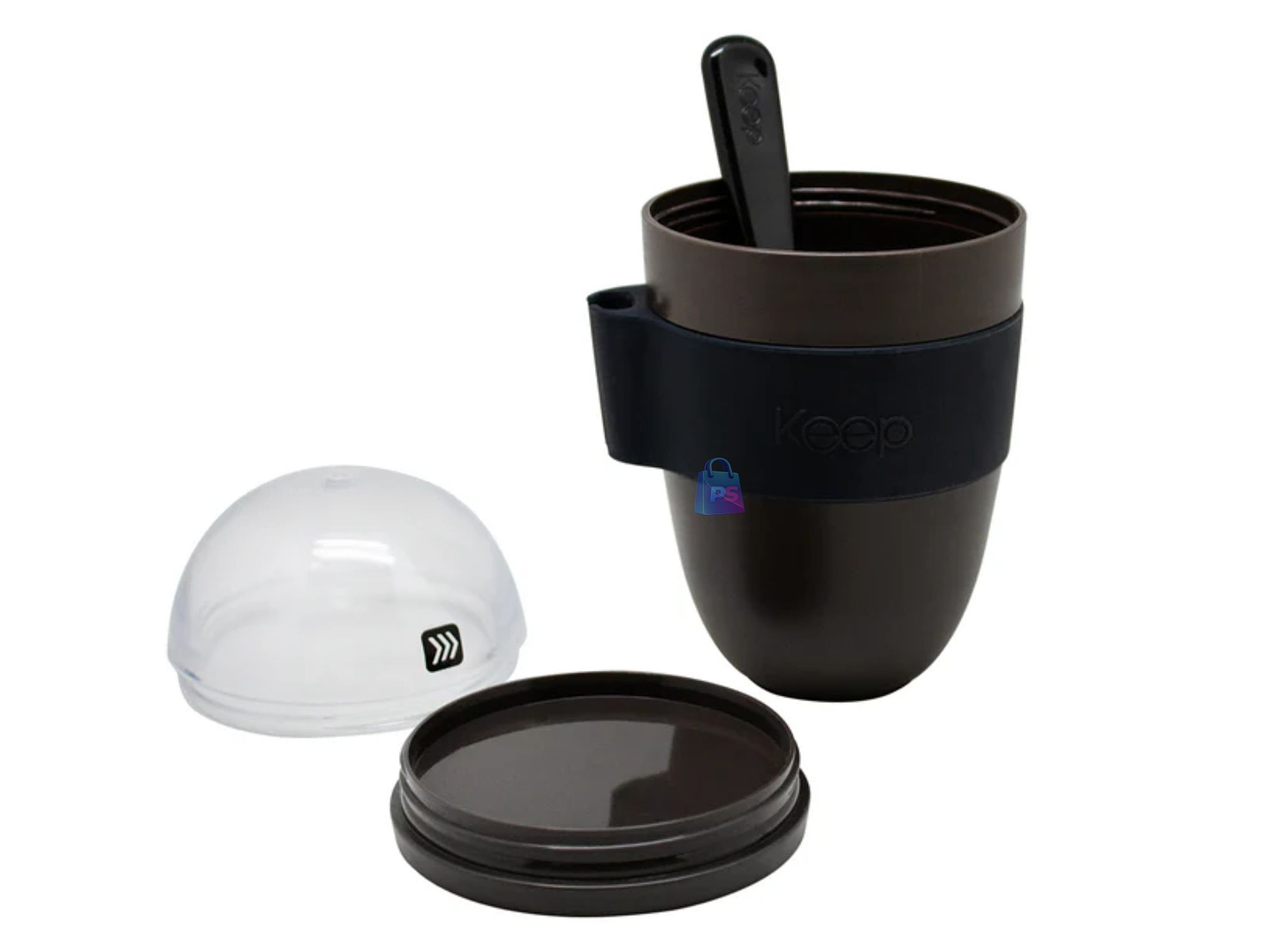 Vaso Snack Keep 450 ml con Cucharita Colores - PS 8