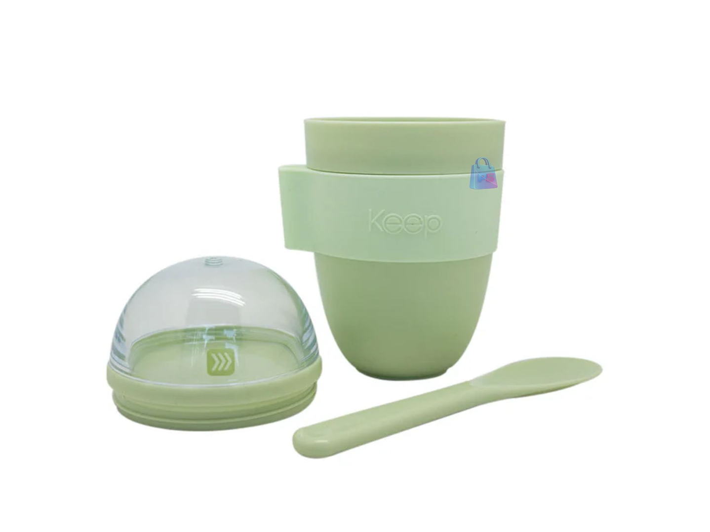 Vaso Snack Keep 450 ml con Cucharita Colores - PS 13