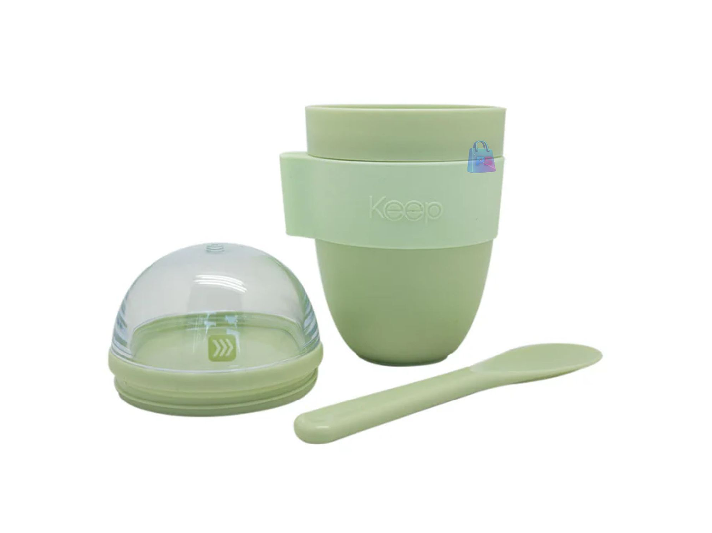 Vaso Snack Keep 450 ml con Cucharita Colores - PS 14