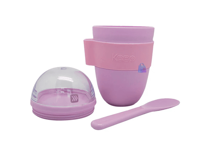 Vaso Snack Keep 450 ml con Cucharita Colores - PS 18