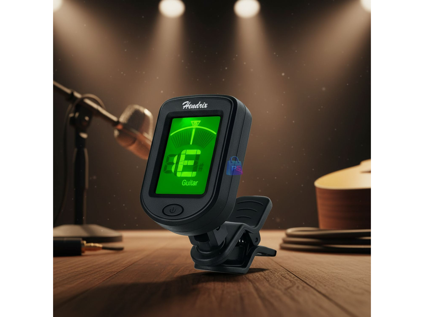 Afinador Digital Clip Cromatico 440Hz Guitarra - PS 2