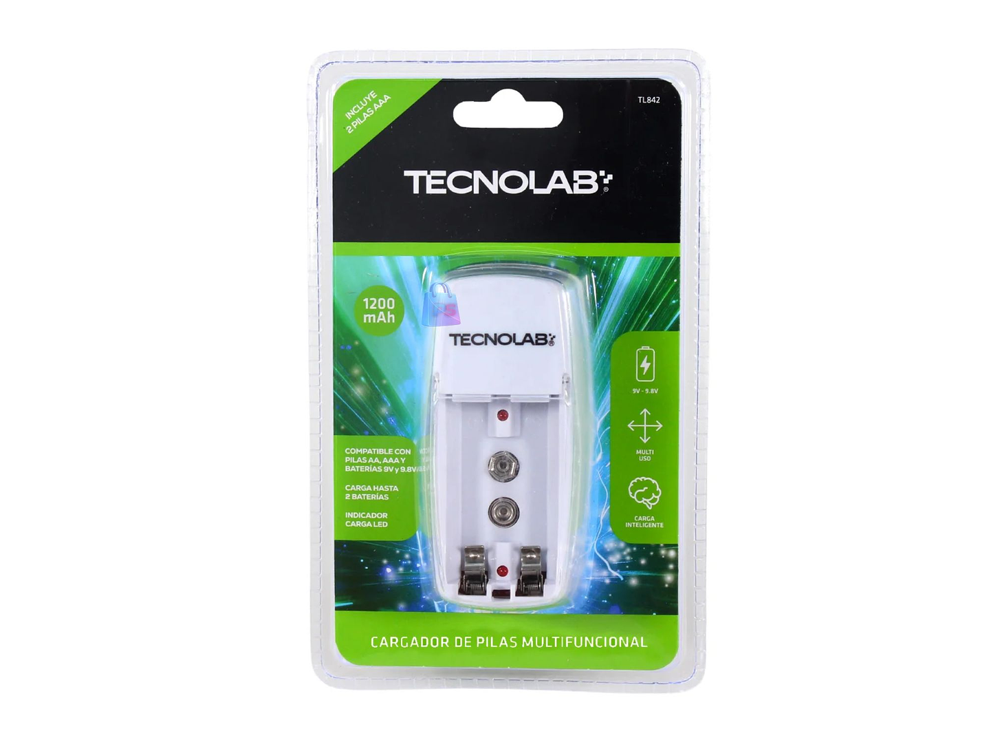 Cargador Pilas AA - AAA - 9V + 2 Pilas AAA - PS 3