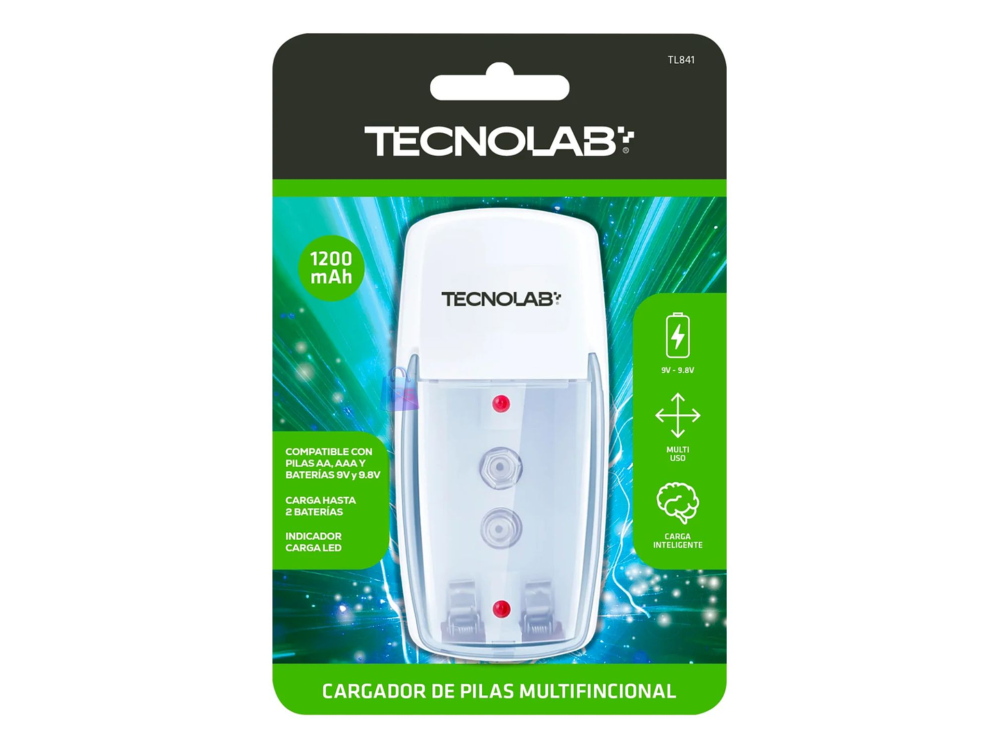 Cargador Pilas AA - AAA - 9V LED Multifuncional - PS 3