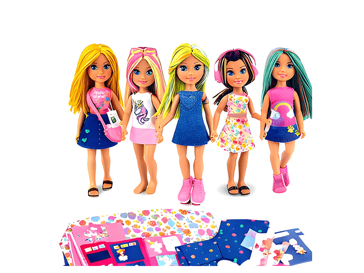 Muñeca Casual Style Diseña Moda +150 Looks - PS 3