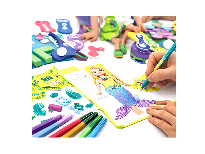 Muñeca Fantasy World Diseña Moda +150 Looks Magicos - PS 4