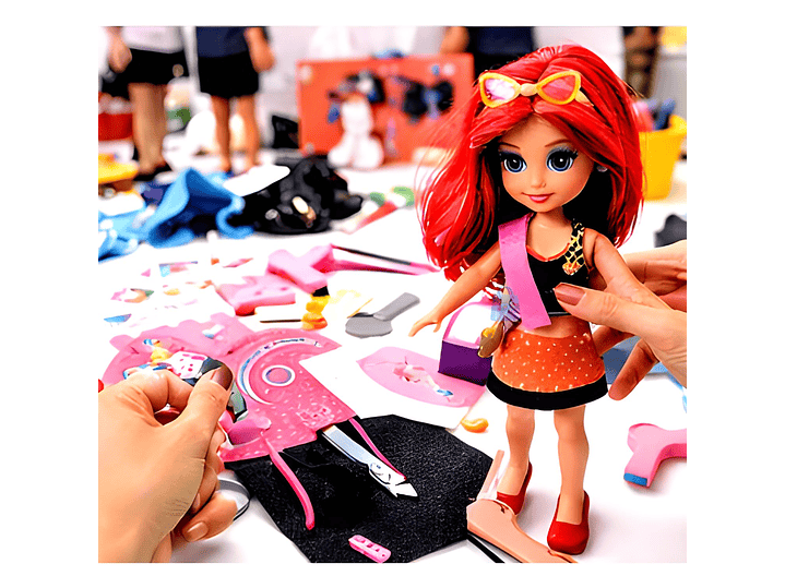 Muñeca Pop Star para Diseñar Ropa +150 Looks Creativos - PS 4