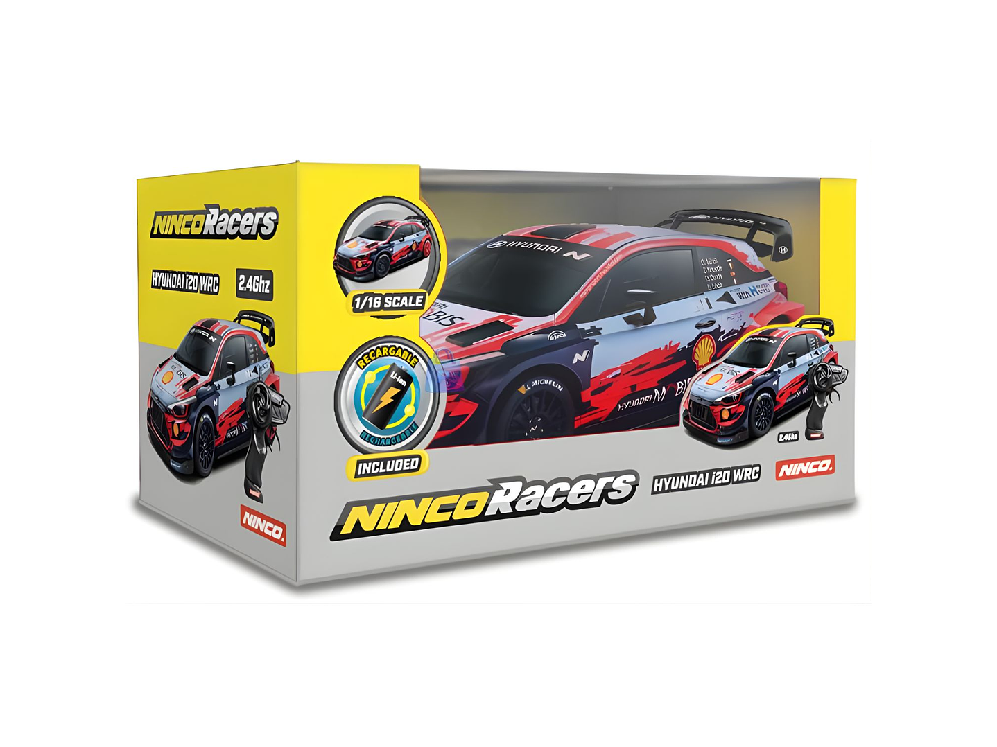 Auto RC Hyundai i20 WRC 1:16 20km Ninco - PS 8