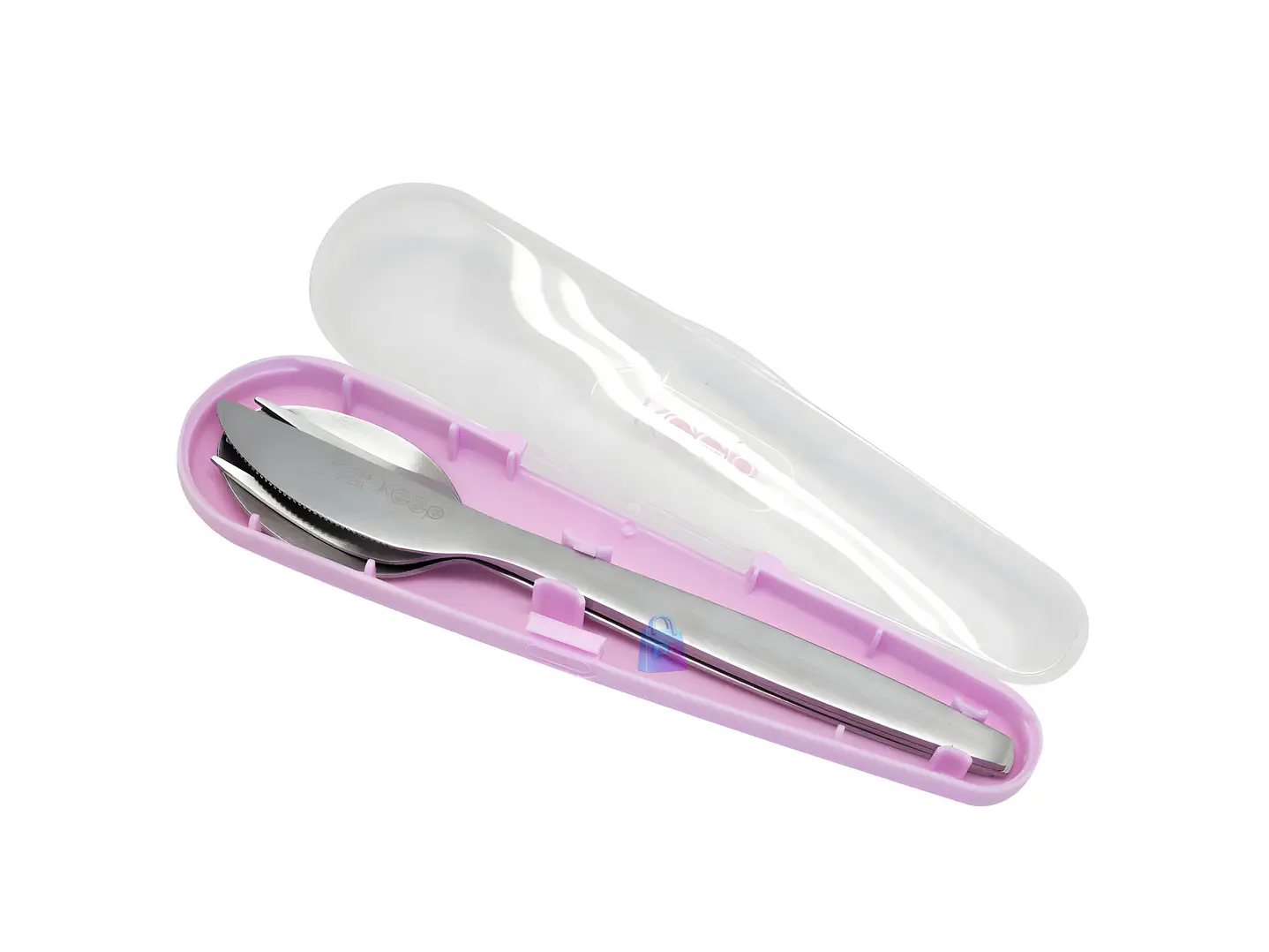 Hermético Keep 650ml Acero + Cubiertos On The Go - PS 22