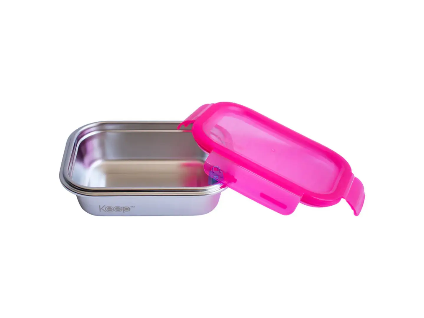 Hermético Keep 650ml Acero + Cubiertos On The Go - PS 16