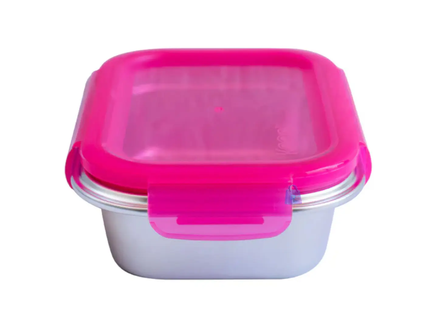 Hermético Keep 650ml Acero + Cubiertos On The Go - PS 17