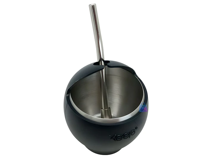 Mate Acero Inoxidable 230ml con Bombilla Colores - PS 10