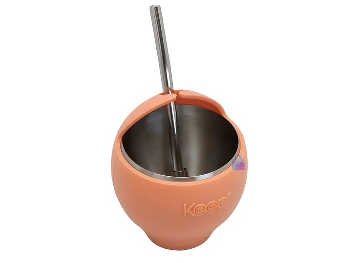 Mate Acero Inoxidable 230ml con Bombilla Colores - PS 6