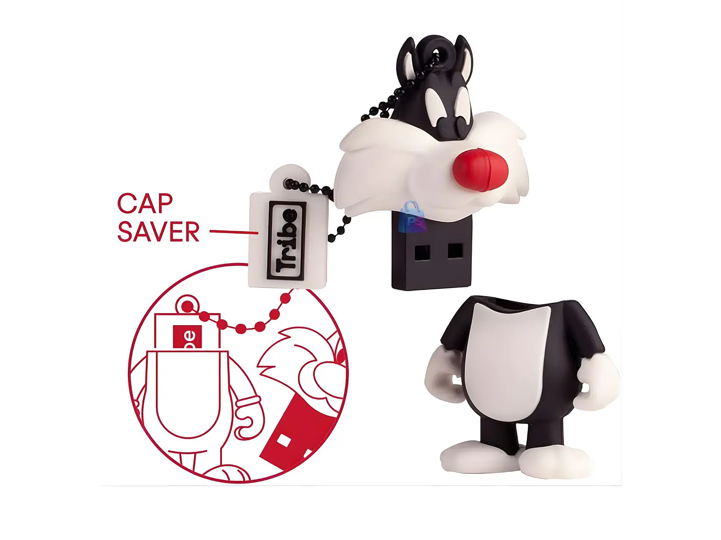 Pendrive Silvestre Looney Tunes 16GB USB - PS 4