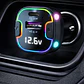 Cargador Auto 75W Multipuerto PD QC + Cable - PS - Miniatura 3