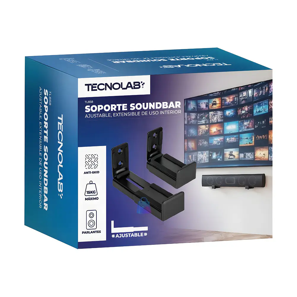 Soporte Soundbar Ajustable 15kg Antideslizante - PS 4