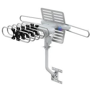 Antena TV Con Motor 360 Grados VHF UHF HD con Control - PS