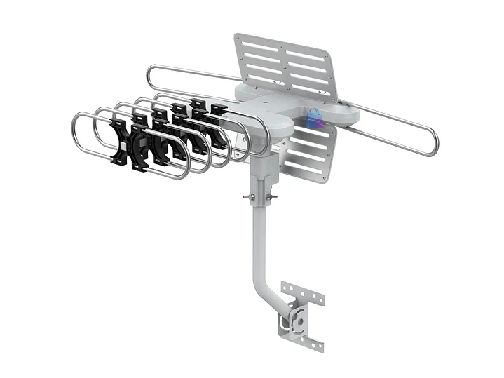 Antena TV Con Motor 360 Grados VHF UHF HD con Control - PS 1
