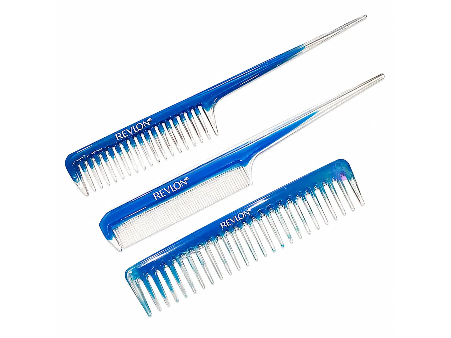 Set 3 Peines Revlon Cola y Estándar Antiestático - PS 2