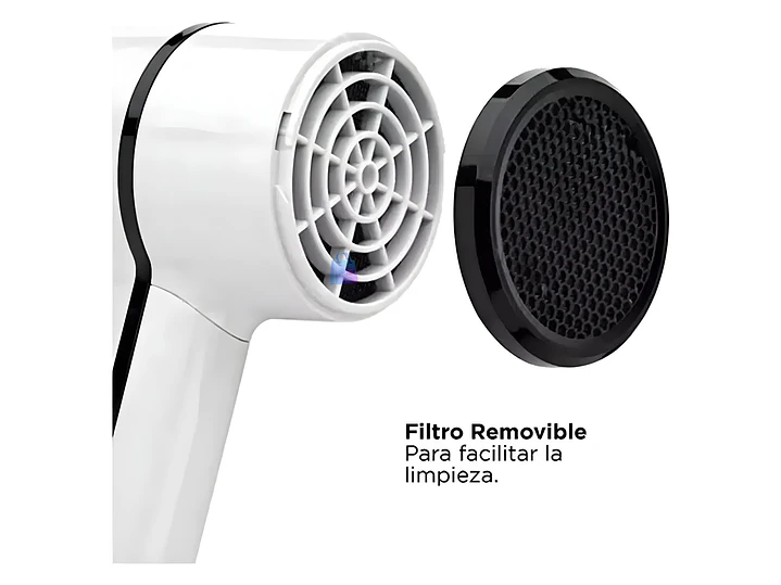 Secador Pelo Revlon Compacto 1875W Anti Frizz Cerámica - PS 5