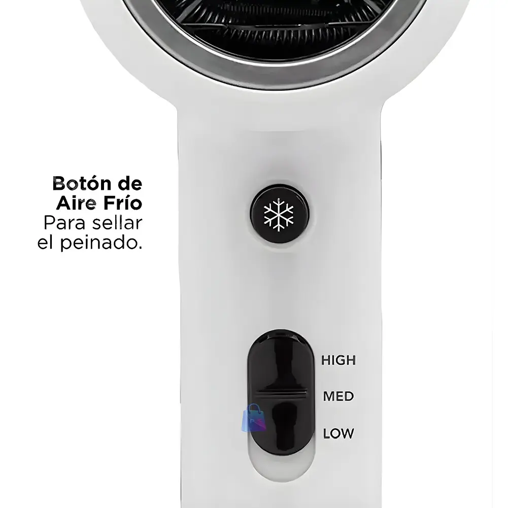 Secador Pelo Revlon Compacto 1875W Anti Frizz Cerámica - PS 4