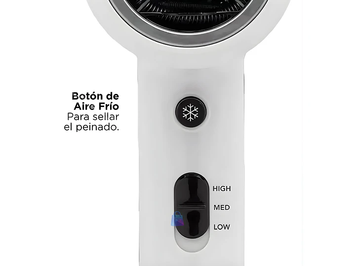 Secador Pelo Revlon Compacto 1875W Anti Frizz Cerámica - PS 4