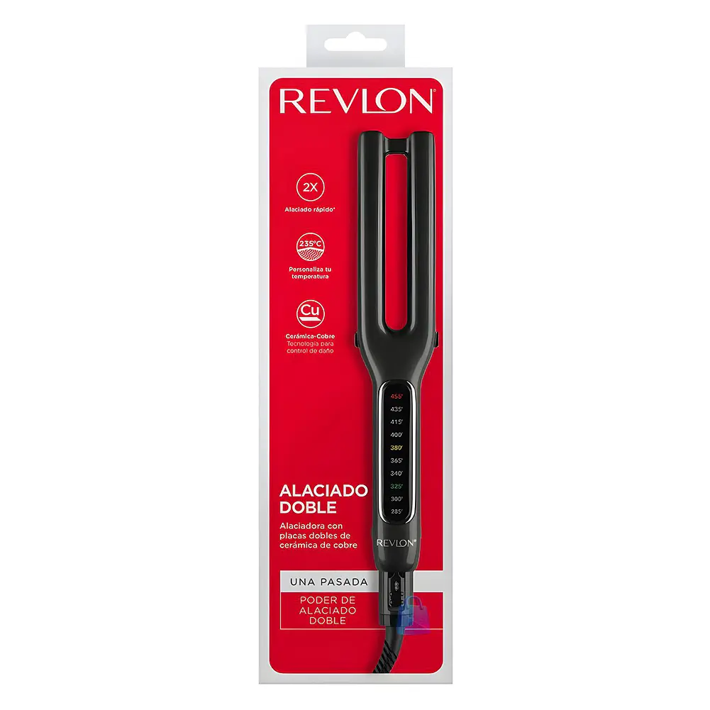 Alisador Doble Placa Revlon Cobre 235Grados Profesional - PS 1