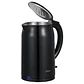 Hervidor Eléctrico 1.7L Doble Pared Acero Inox Negro - PS - Miniatura 2