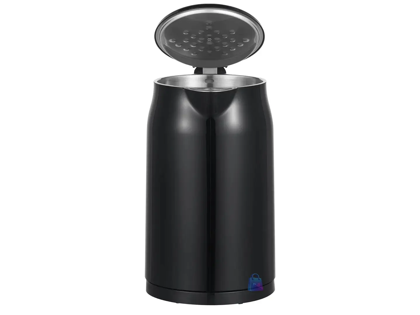 Hervidor Eléctrico 1.7L Doble Pared Acero Inox Negro - PS 4