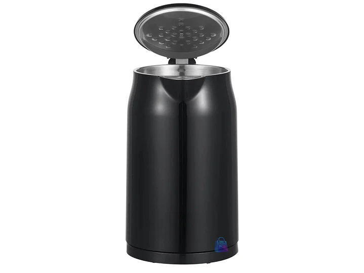 Hervidor Eléctrico 1.7L Doble Pared Acero Inox Negro - PS 4