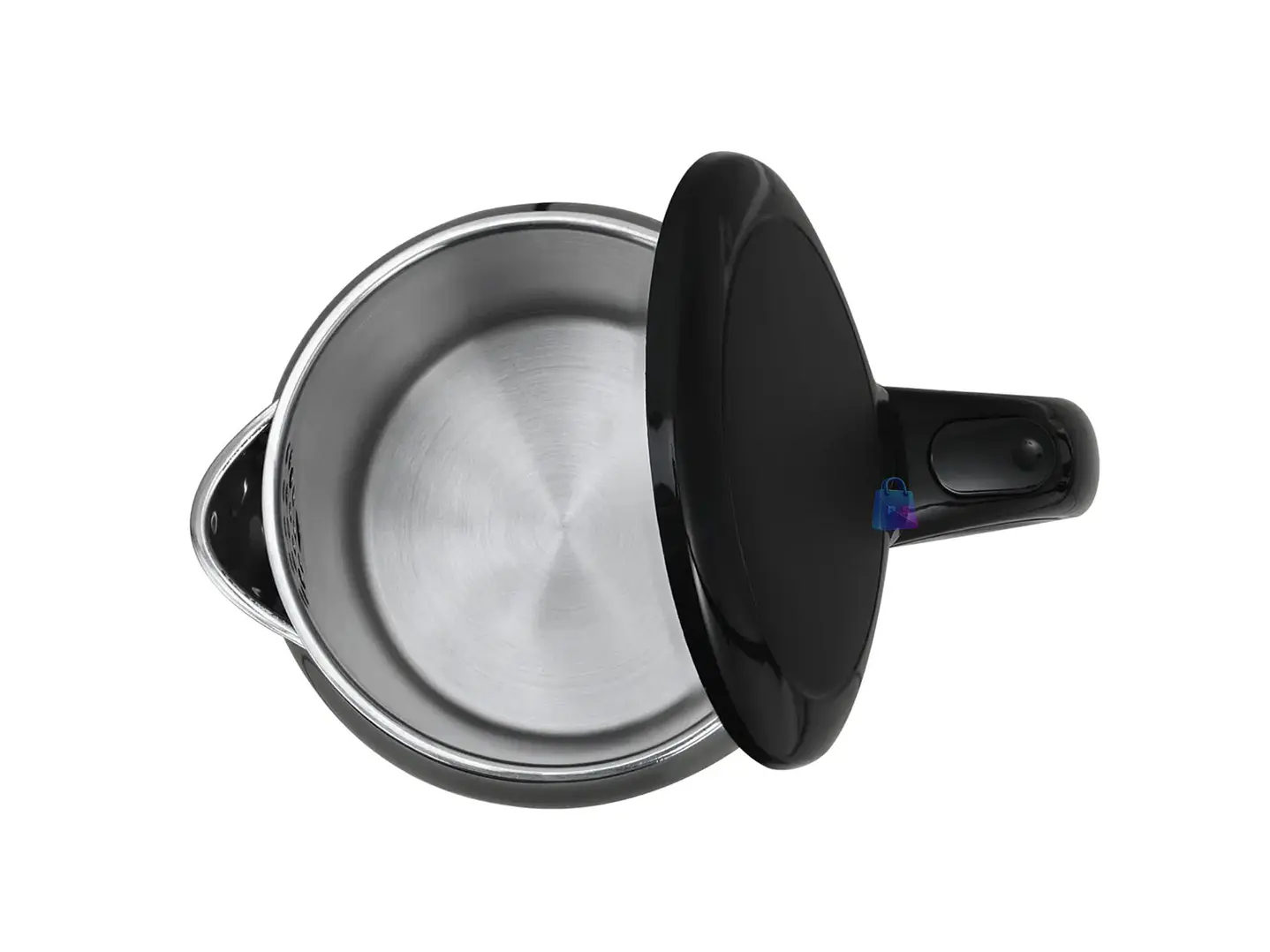 Hervidor Eléctrico 1.7L Doble Pared Acero Inox Negro - PS 3