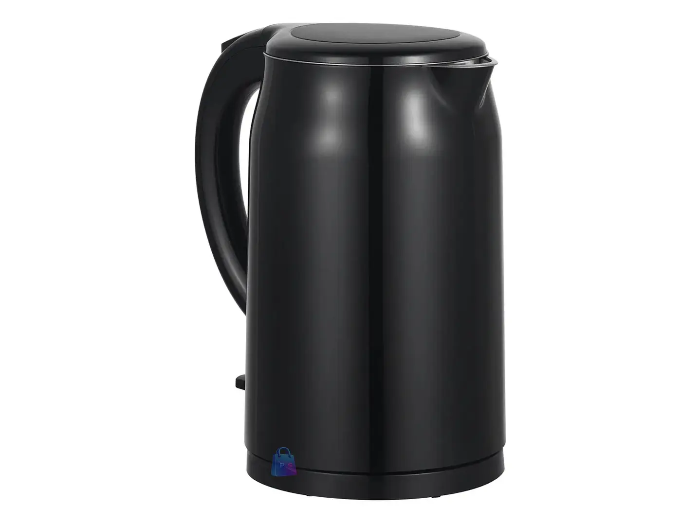 Hervidor Eléctrico 1.7L Doble Pared Acero Inox Negro - PS 1