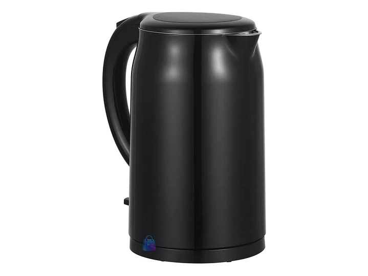 Hervidor Eléctrico 1.7L Doble Pared Acero Inox Negro - PS 1