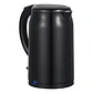 Hervidor Eléctrico 1.7L Doble Pared Acero Inox Negro - PS - Miniatura 1