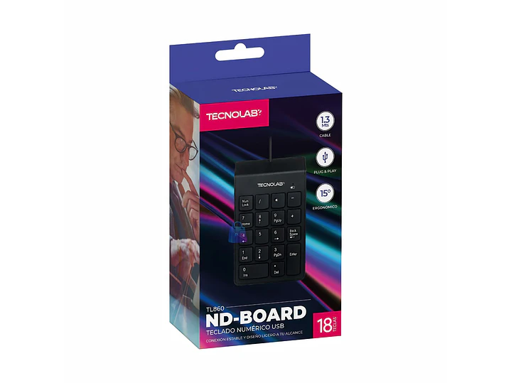 Teclado Numérico USB 18 Teclas PC - PS 3