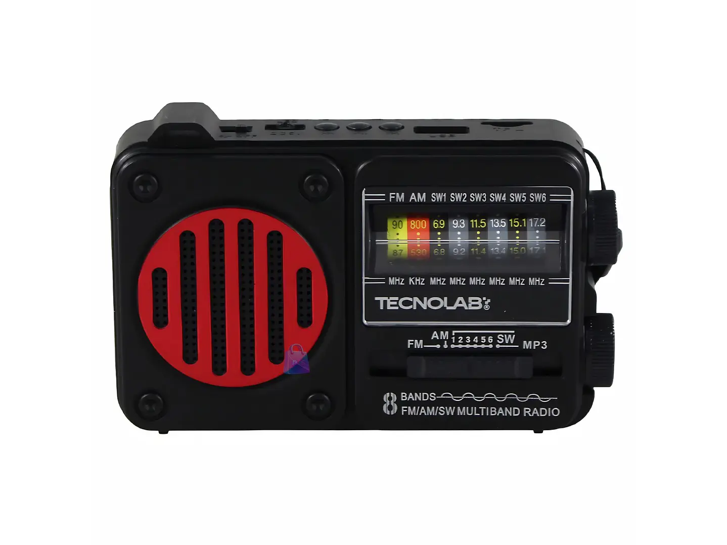 Radio Solar Bluetooth AM FM USB Linterna LED Colores - PS 1
