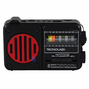 Radio Solar Bluetooth AM FM USB Linterna LED Colores - PS
