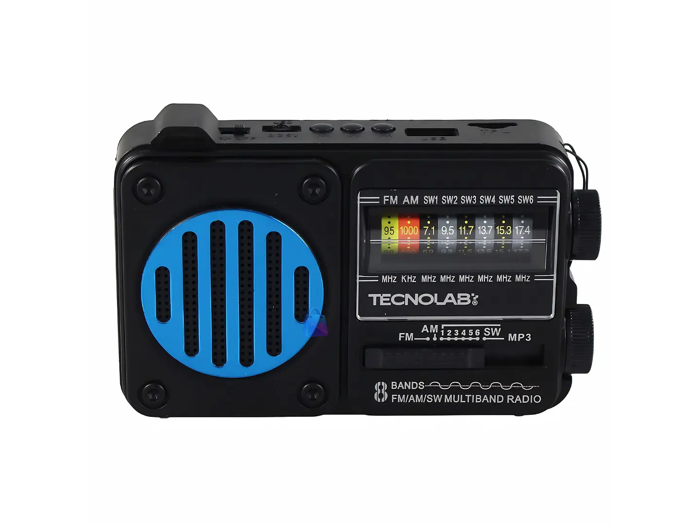 Radio Solar Bluetooth AM FM USB Linterna LED Colores - PS 6