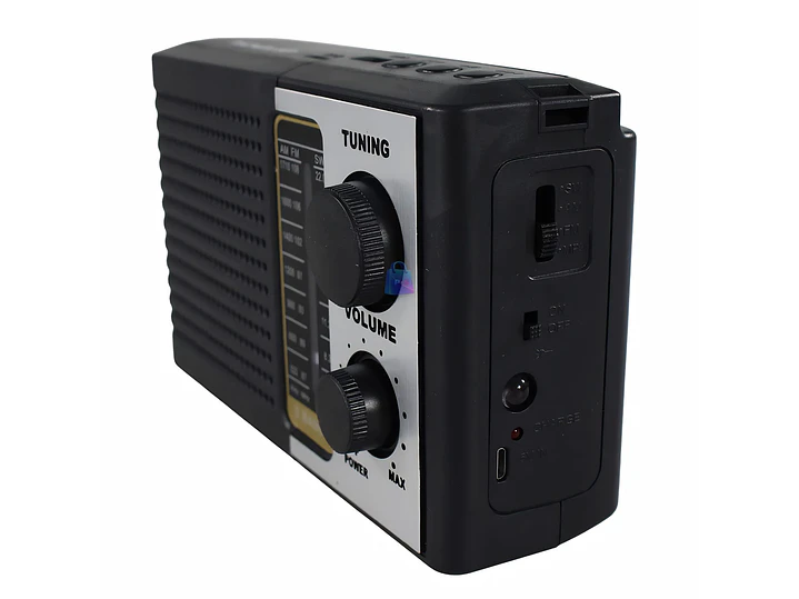 Radio Portátil AM FM SW USB TF Recargable - PS 2